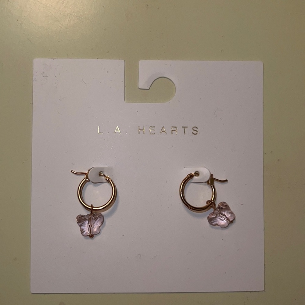 PacSun Butterfly earrings